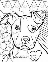 Pitbull Staffy Staffordshire Ausmalen Vorlagen sketch template