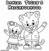 Daniel Tiger Coloring Pages Printable Popular sketch template