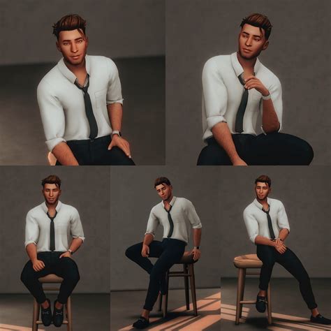 barstool poses 4 the sims 4 mods curseforge