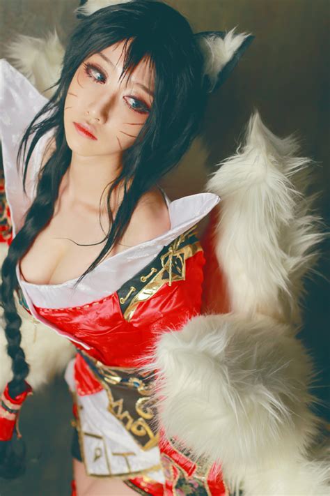 League Of Legends Ahri Cosplay Hot Nude 18