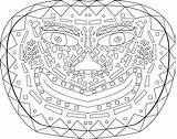 Coloring African Mask Masks Library Clipart Line Tribal Pages Popular sketch template