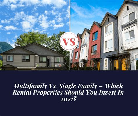 multifamily  single family learn    differences