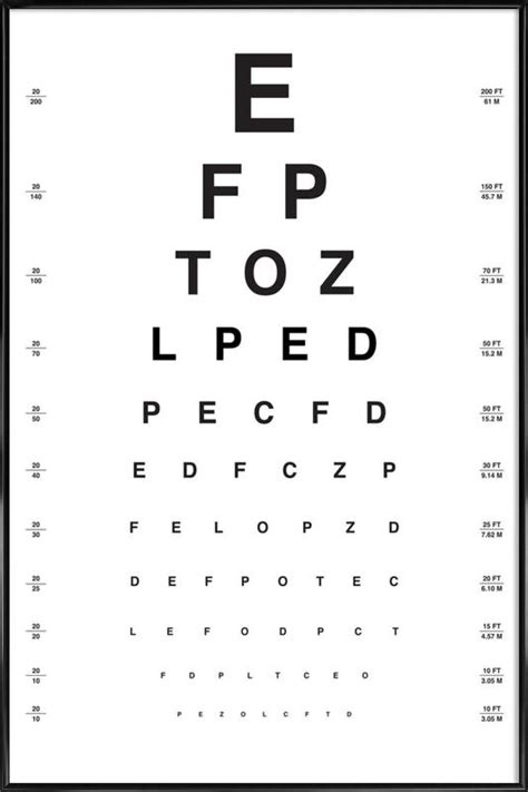 ft eye chart printable