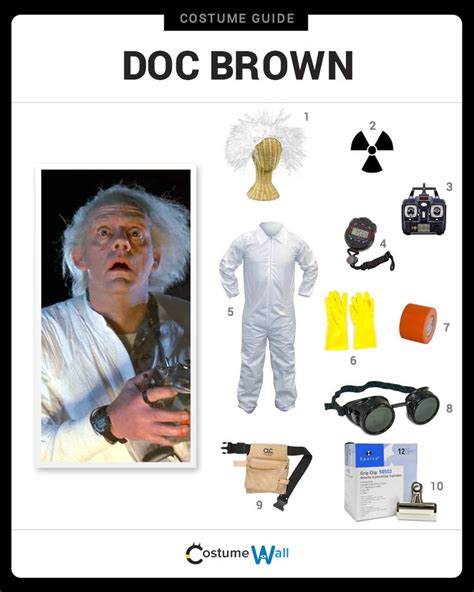 dress like doc brown alternative to back to and back to