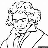 Beethoven Ludwig Historical Ludwing Clipground Mamaxxi Musica sketch template