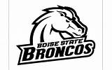 Boise State Broncos Dxf  3axis Vector sketch template