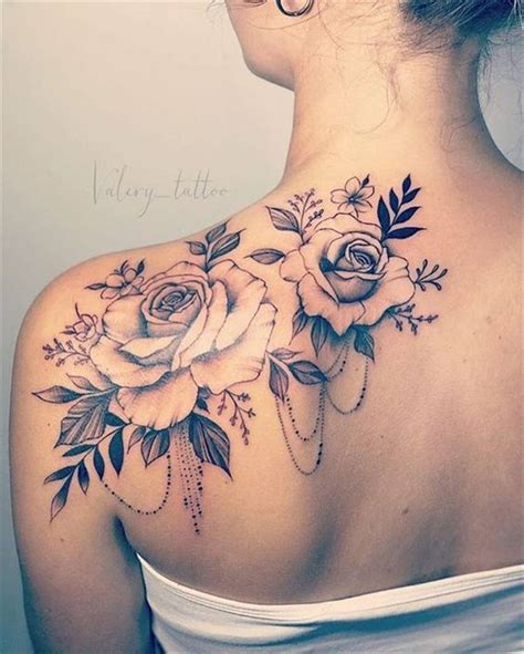 50 Gorgeous And Exclusive Shoulder Floral Tattoo Designs