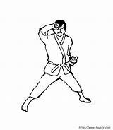 Coloriage Karate Dessin Gratuit Karaté Imprimer sketch template