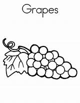 Grapes Uva Grape Raisins Colorir Weintrauben Ausmalbilder Bestcoloringpagesforkids Fruit Ausmalbild Raisin Dxf Eps sketch template