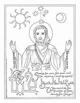 Bakhita Josephine St Coloring Saint sketch template