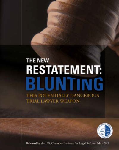 restatement blunting  potentially dangerous trial lawyer