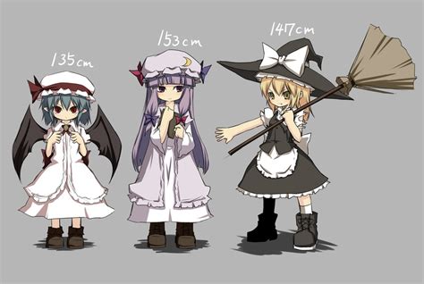 Kirisame Marisa Patchouli Knowledge And Remilia Scarlet