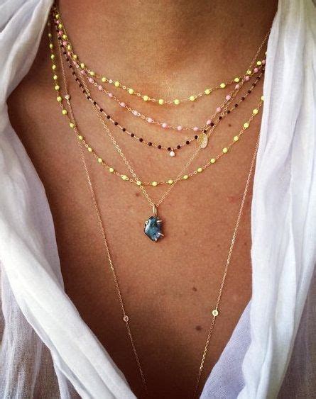 layered necklace jewelry trends pinterest layering jewel