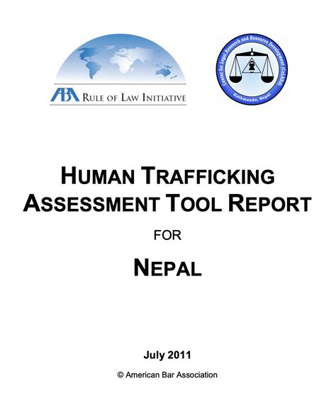 human trafficking assessment tool report for nepal human trafficking