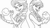 Elsa Frozen Coloring Pages sketch template