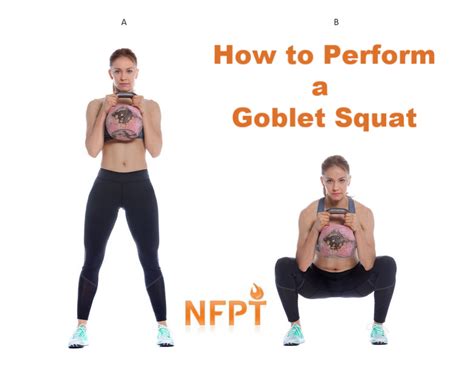 how to perform a goblet squat