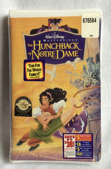 The Hunchback Of Notre Dame Vhs 1997 For Sale Online Ebay