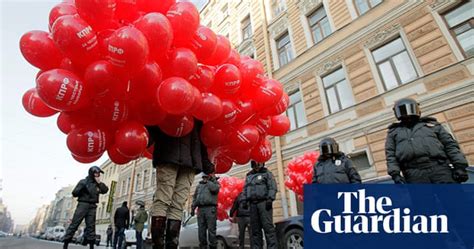 russians protest against putin in pictures world news the guardian