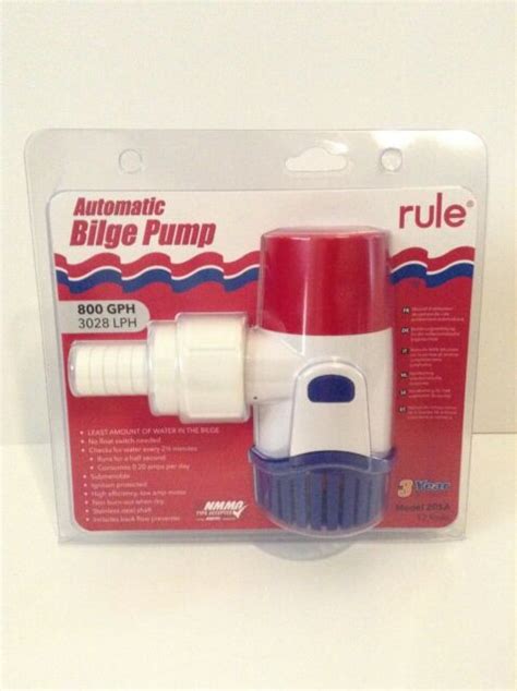 rule sa  gph electronic sensing  bilge pump  sale  ebay