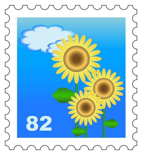 postage stamp clipart   transparent png creazilla
