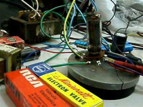 experimental amplifier  tube rohre valvula youtube
