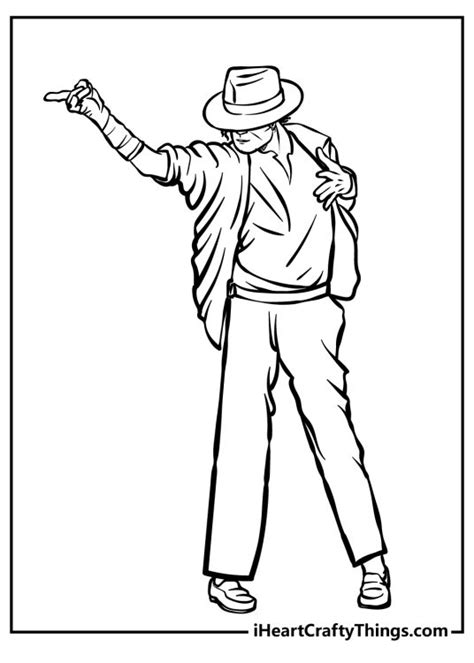 michael jackson coloring pages   printables
