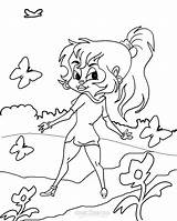 Chipettes Coloring Pages Kids Printable Cool2bkids Chipmunks Choose Board Color sketch template