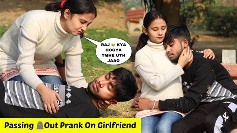 Passing Out 🪦 Prank On Girlfriend Gone Emotional 🥺 Anubhav Raj