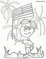 Coloring Pages President Presidents Alley Doodle Happy sketch template