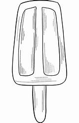 Popsicle Supercoloring sketch template