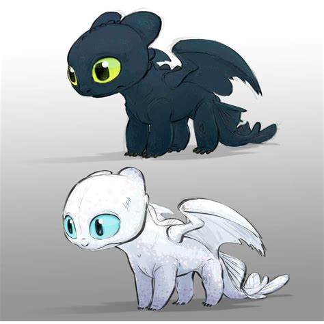 baby light fury  night fury pet dragon book dragon dragon art