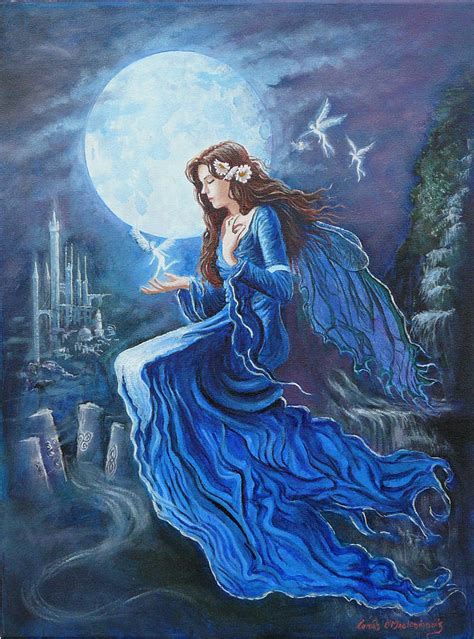 Celtic Moon Goddess By Tomas Omaoldomhnaigh