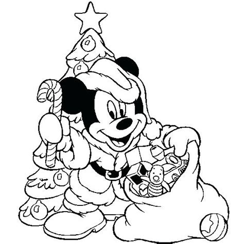 minnie mouse christmas coloring pages  getcoloringscom