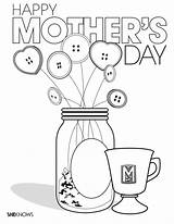 Mother Coloring Printable Pages Sheknows Jar Cute Mason Count Gifts They So sketch template