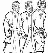 Bible Guys Coloring sketch template