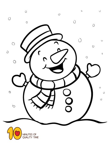 winter snowman coloring page boyama sayfasi malvorlagen mandala