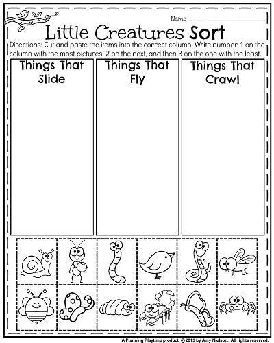 science pages  kindergarten worksheet preschool worksheets