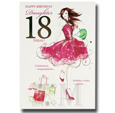 18th Birthday Greetings Card Open Son Daughter And More