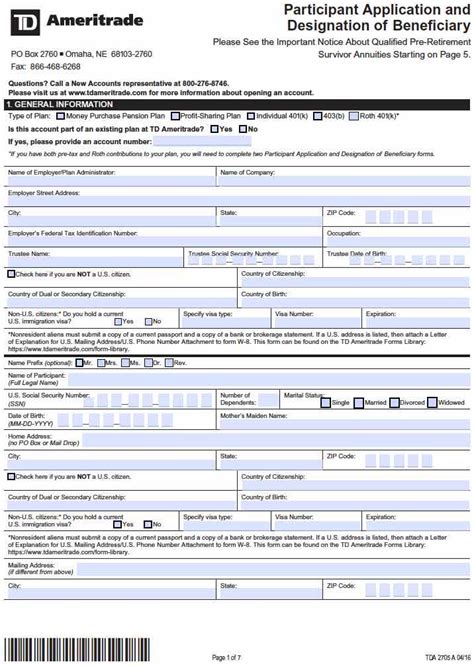 401k Enrollment Form Template Hq Printable Documents