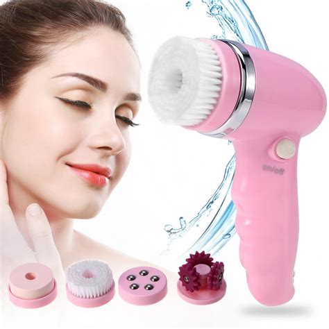 4 in 1 usb electric face cleansing brush pore deep