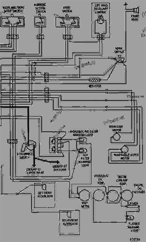 wiring diagram  volt system caterpillar starting  electrical system parts