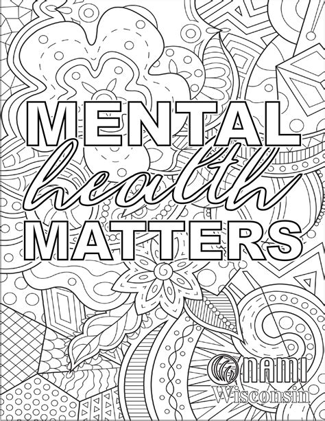 mental health coloring pages coloring home coloring pages mental