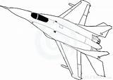 Coloring Pages Aircraft Jet Drawing Fighter Drawn Getdrawings Getcolorings Color sketch template
