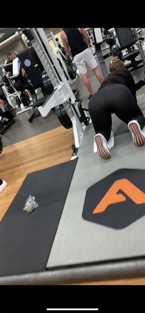 face down ass up at the gym no panties see through oc