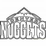 Coloring Pages Denver Nuggets Nba Lakers Angeles Los Coloringpages101 Kids sketch template