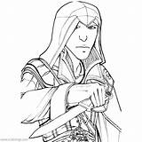Assassin Altair Xcolorings sketch template