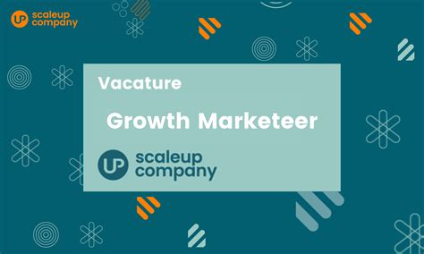vacature growth marketeer scaleup company