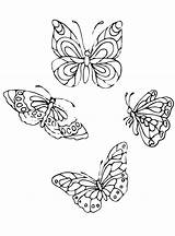 Vlinders Schmetterlinge Kleurplaat Malvorlage Butterflies Ausmalbild Vlinder Persoonlijke Stimmen Stemmen Schön Kleurplaten sketch template