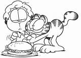 Garfield Colorat Colorir Dono Arbuckle Riscos Planse Desene Getdrawings Trafic Ad4 Gato sketch template