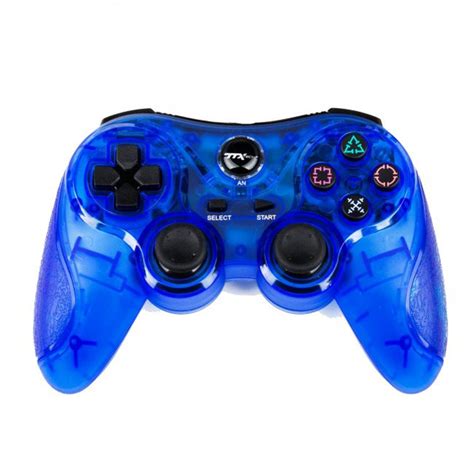 playstation playstation  ps wireless controller clear blue ttx tech toywiz